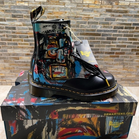Dr. Martens 1460 Basquiat Leather Boots - Picture 7 of 13